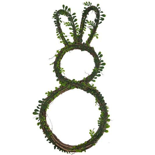 Foliage Wrapped Shabby Chic Vine Bunny 20.5” | BFE