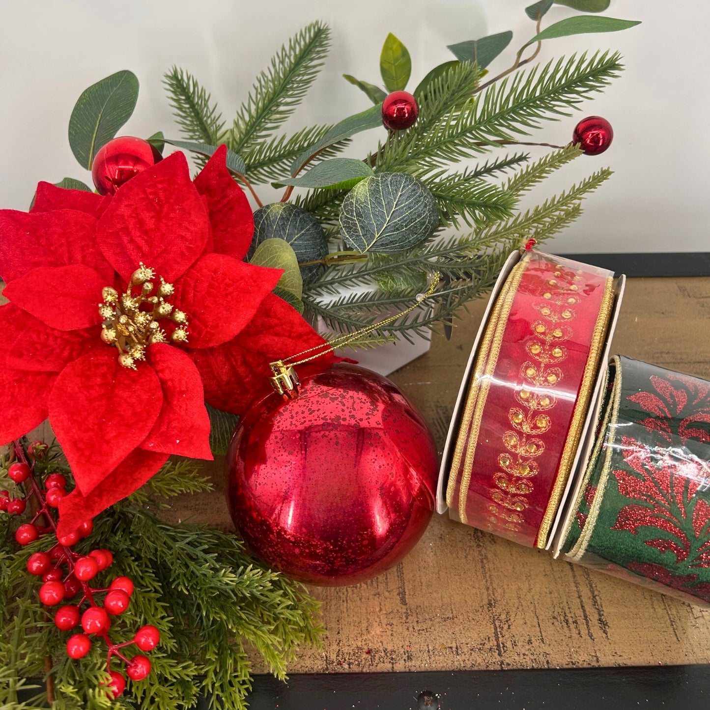 Red, Green, Berries Christmas Tree Mystery Box