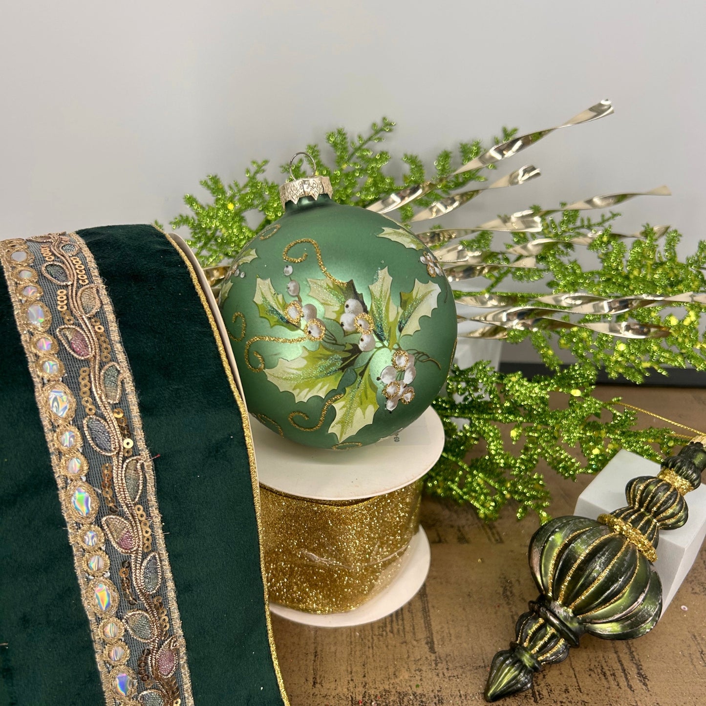 Green, Gold, Lime Christmas Tree Mystery Box