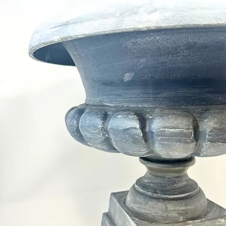 Gresham Cast Aluminum Urn 18" x 16" in Gray | DCH22