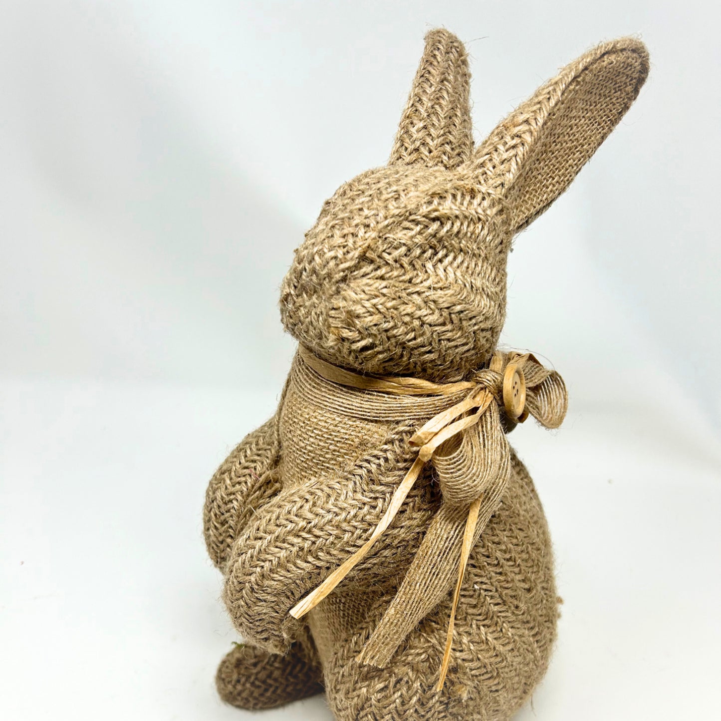 Beautiful Braided Standing Bunny RAbbit 12.5" x 7" | BFE