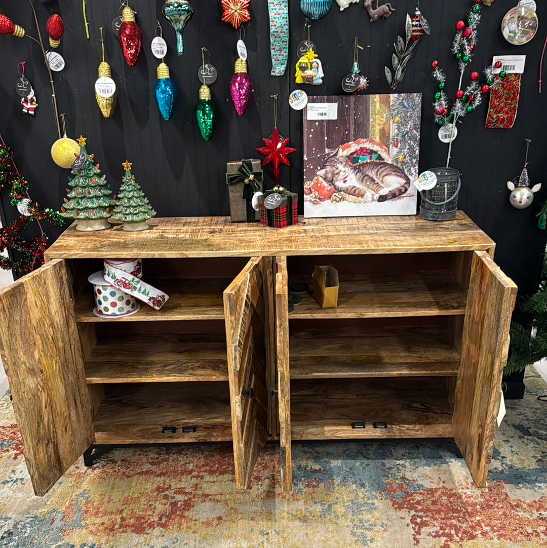 Herringbone Industrial Sideboard (Pick Up Only)