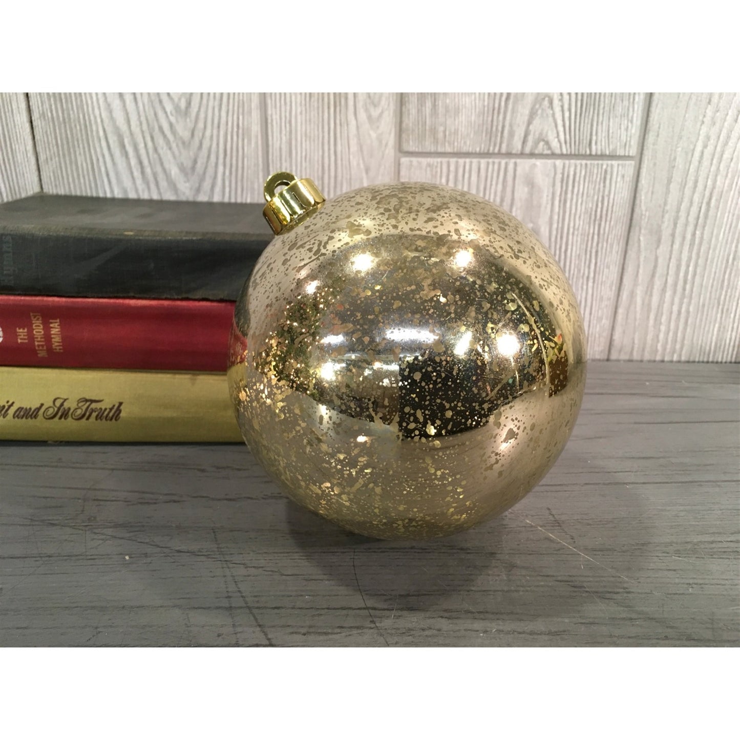 5.5” VP Mercury Ball Ornament - Light Gold | XJ