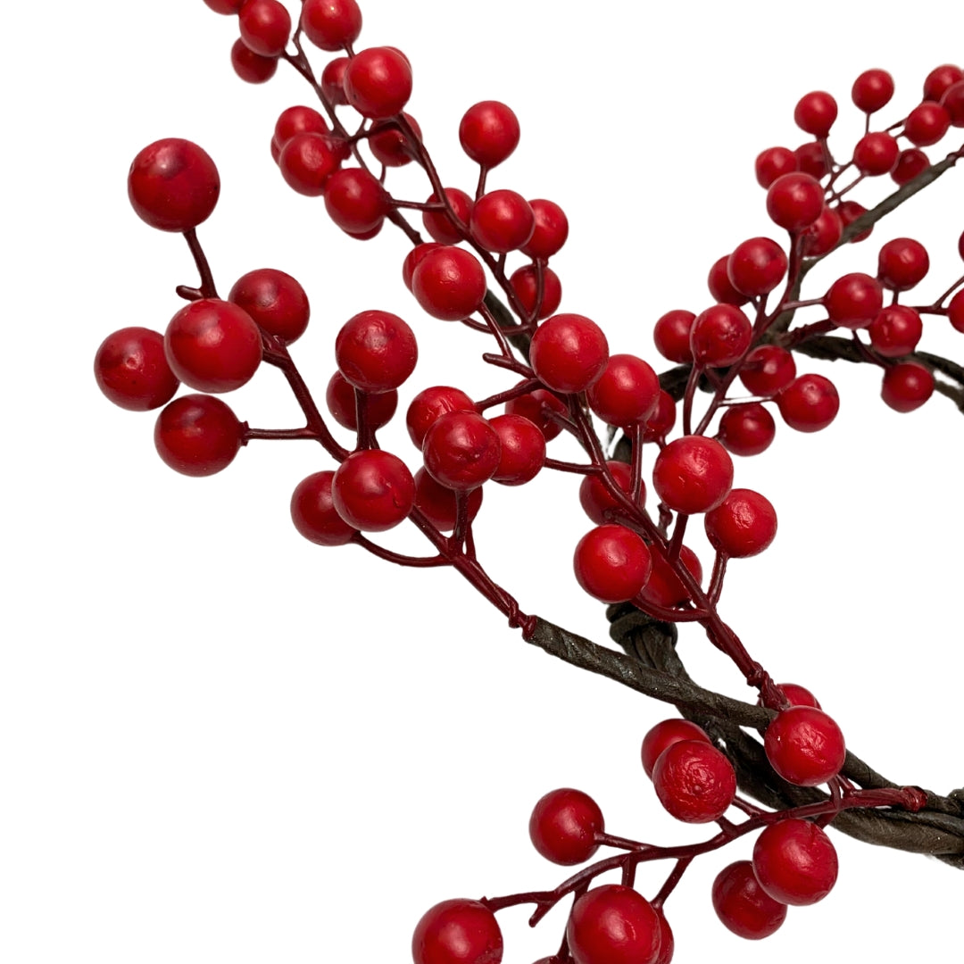 10" Matte Goose Berry Candle Ring | TA