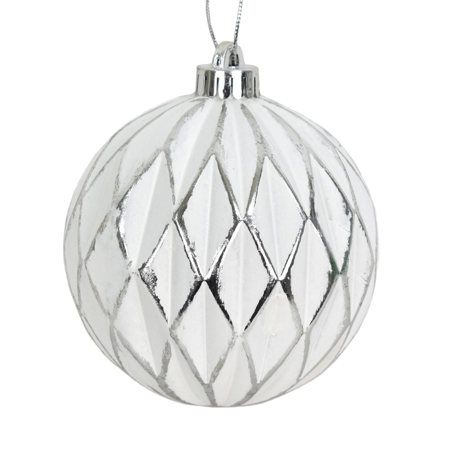 4.75" Vintage Harlequin Ball Ornament | FY