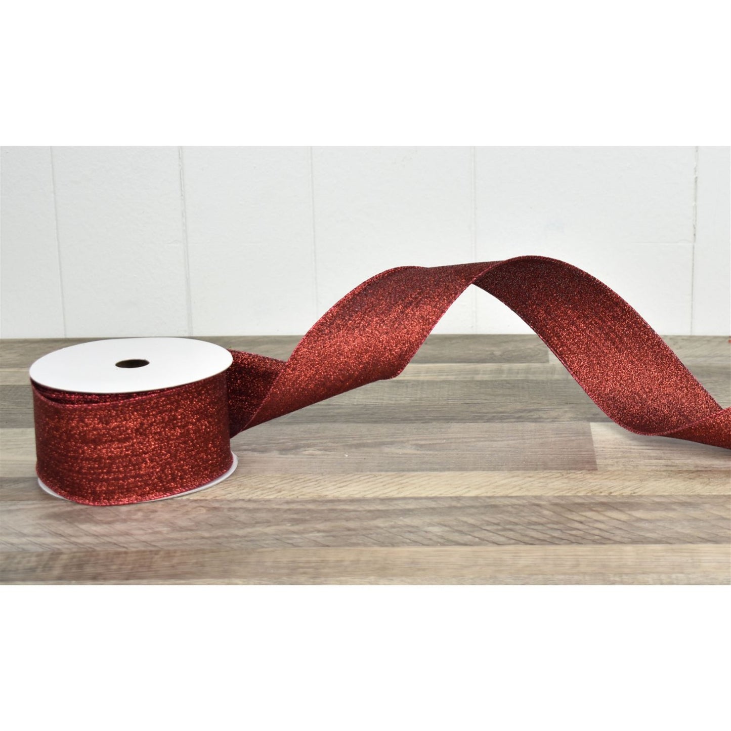 2.5" x 10YD Sparkle Stiff Metallic Woven Ribbon | YT