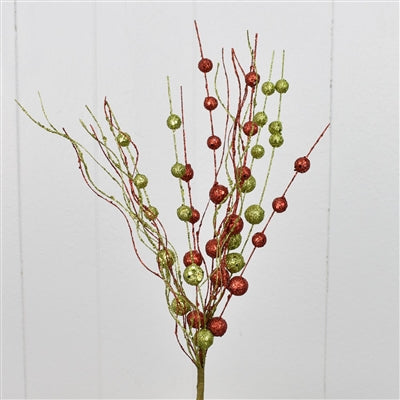 19” Ball Spray in Red/Green | QD