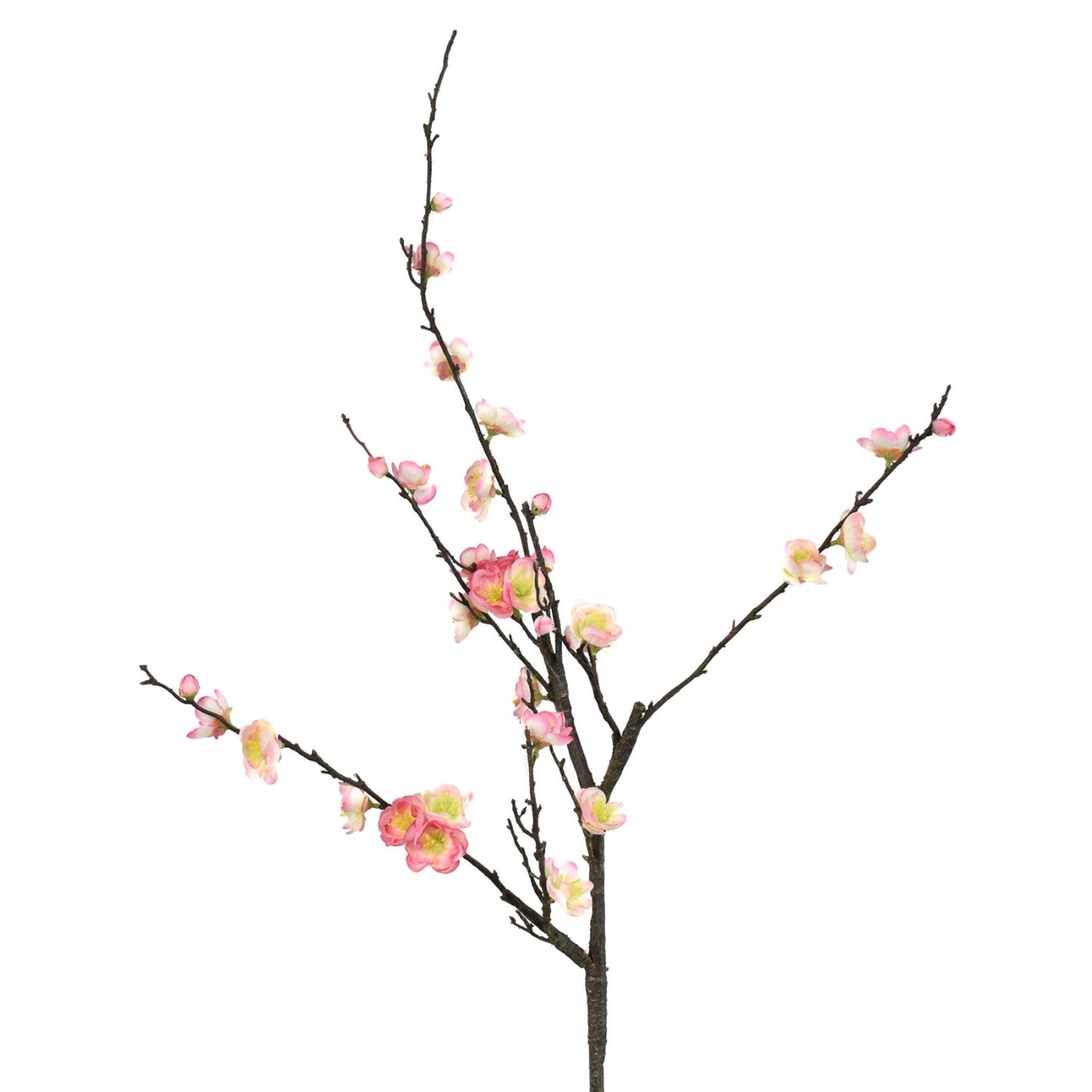 46” Japanese Peach Blossom Branch - Pink/Cream | XJE