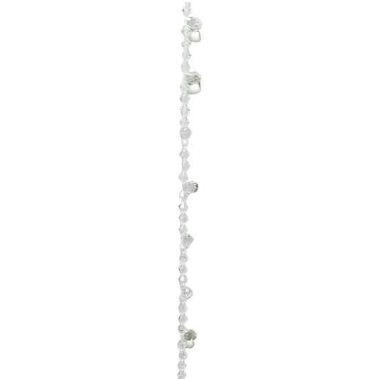 Jeweled Garland 6' in Silver | QD