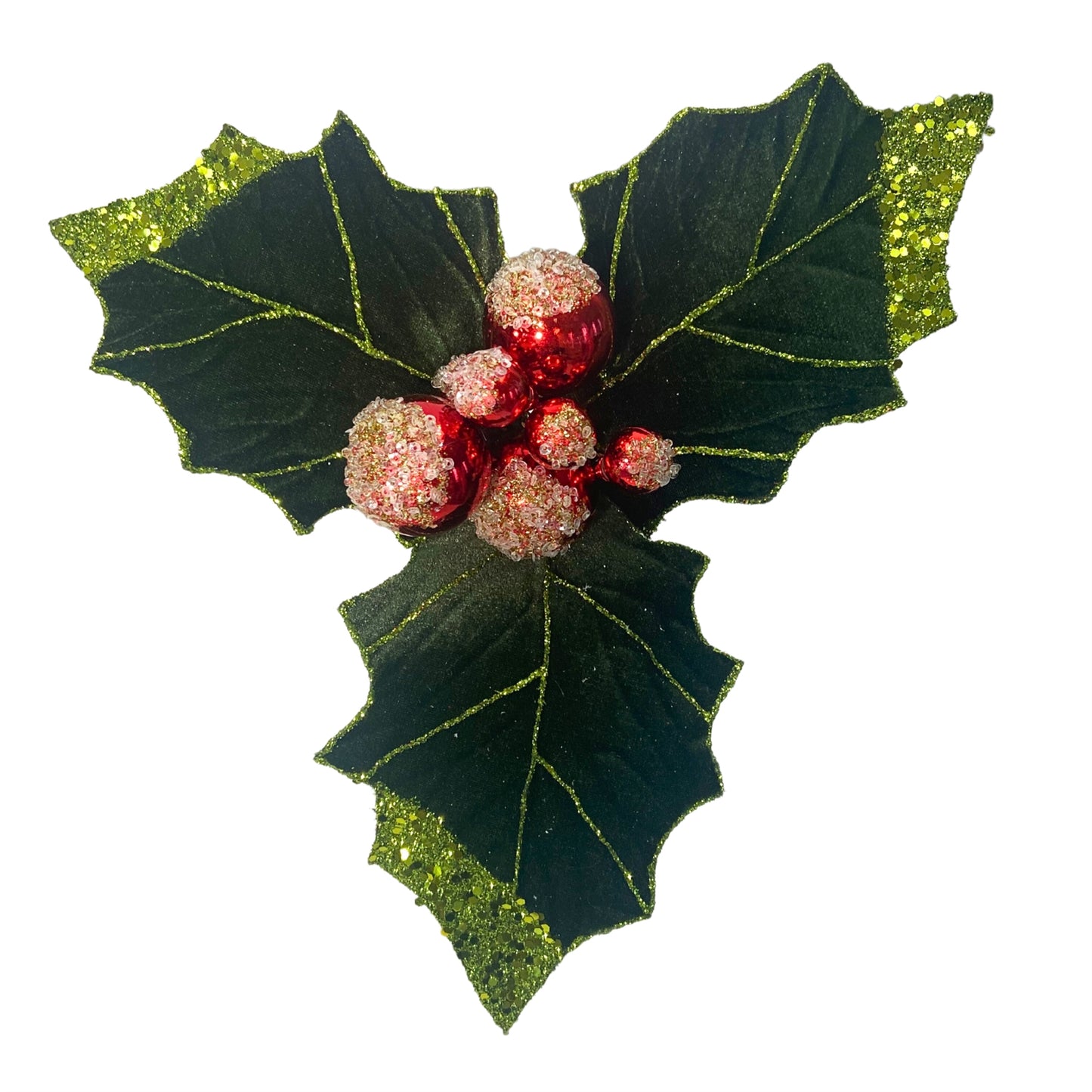 Heavenly Holiday Holly Ball Pick 14" | QG
