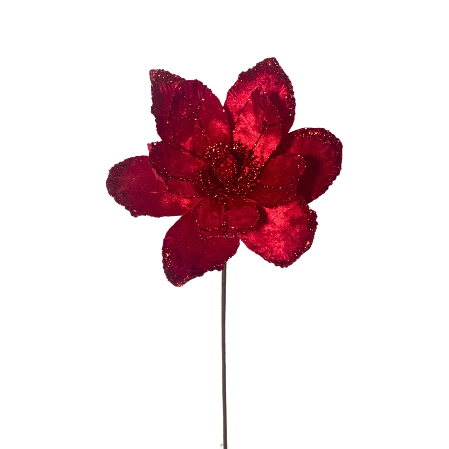 Glam Me Up Magnolia Stem 24" - Red | QG