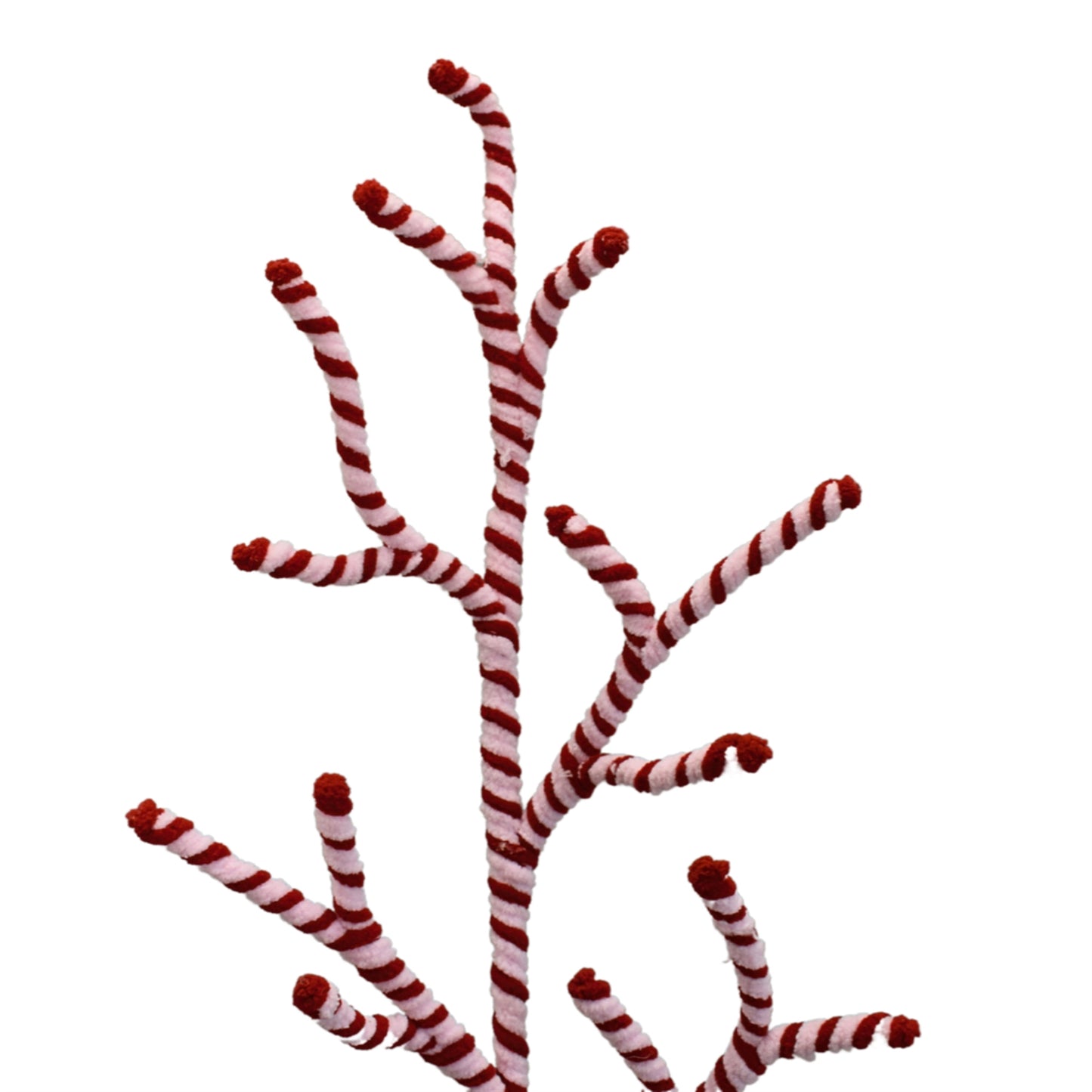 Chenille Candy Manzanita Branch 30" - Red/Lt. Pink | TA