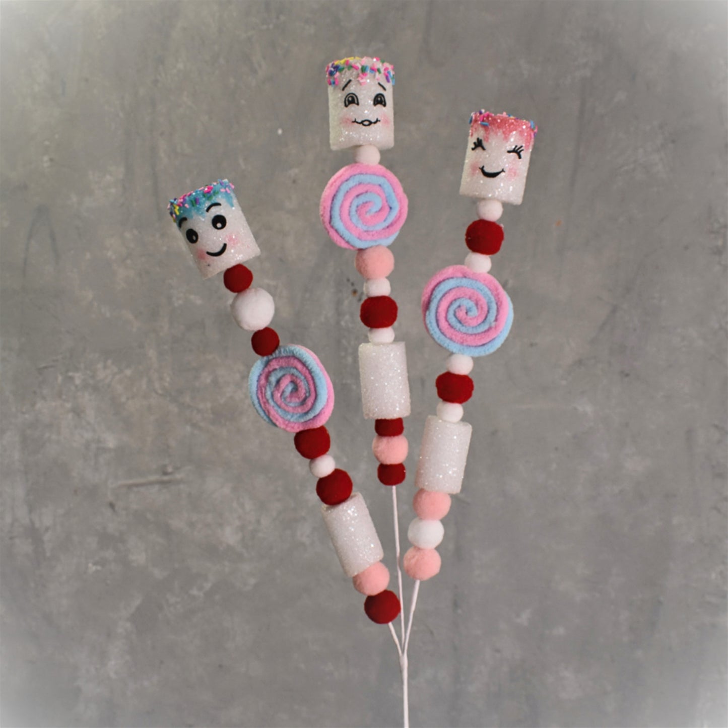 28" Happy Marshmallow Confection Chenille Icing Spray x3 in Multi | TA