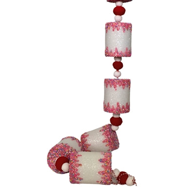 63" Mmmm Marshmallow Confection Garland in Multi | TA