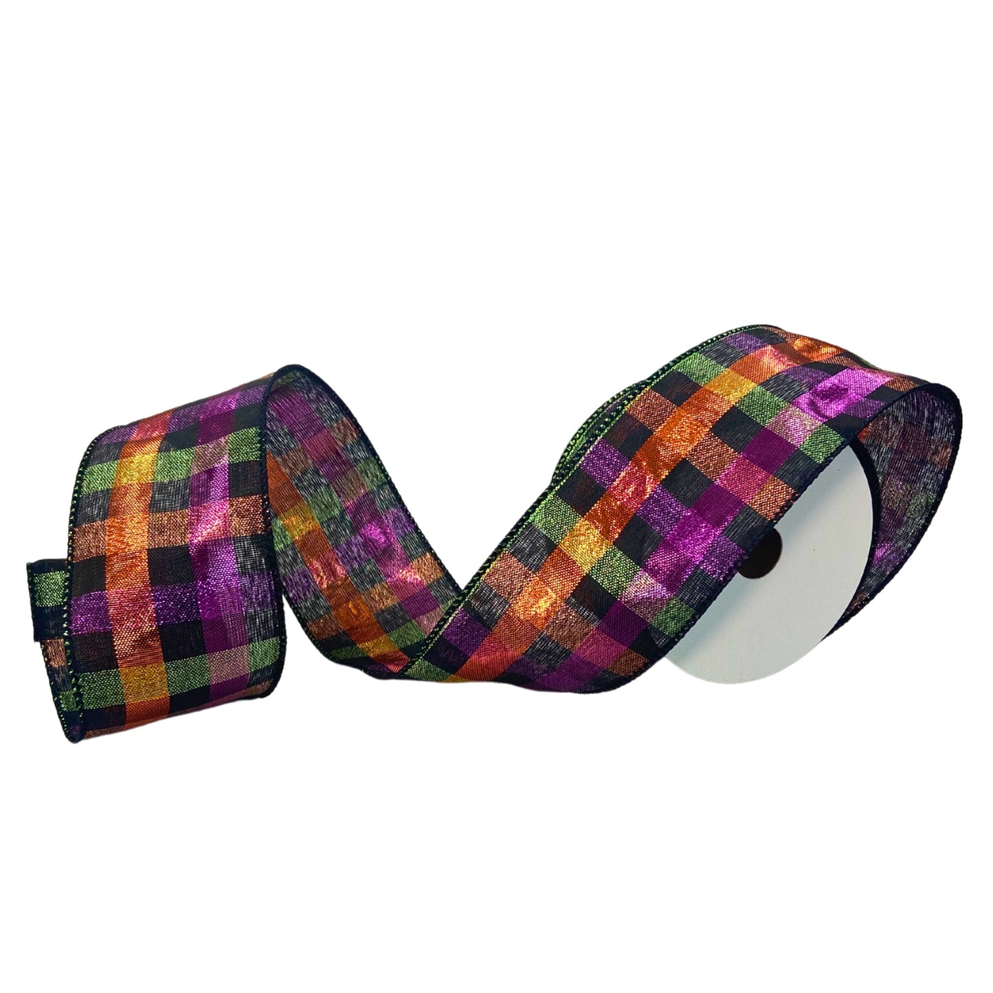 Halloween Plaid Ribbon 2.5” x 10yd | YT