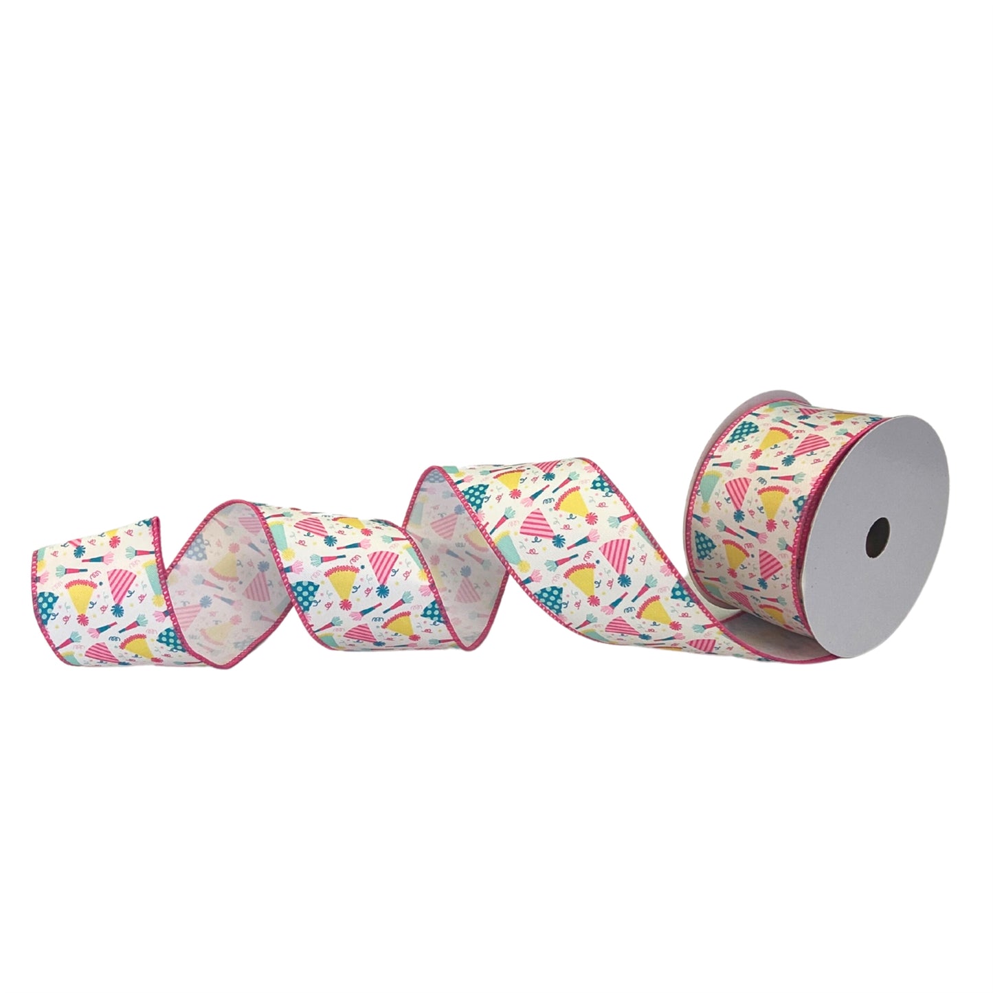It's Party Time Birthday Multi Color Ribbon 2.5” x 10yd | YT