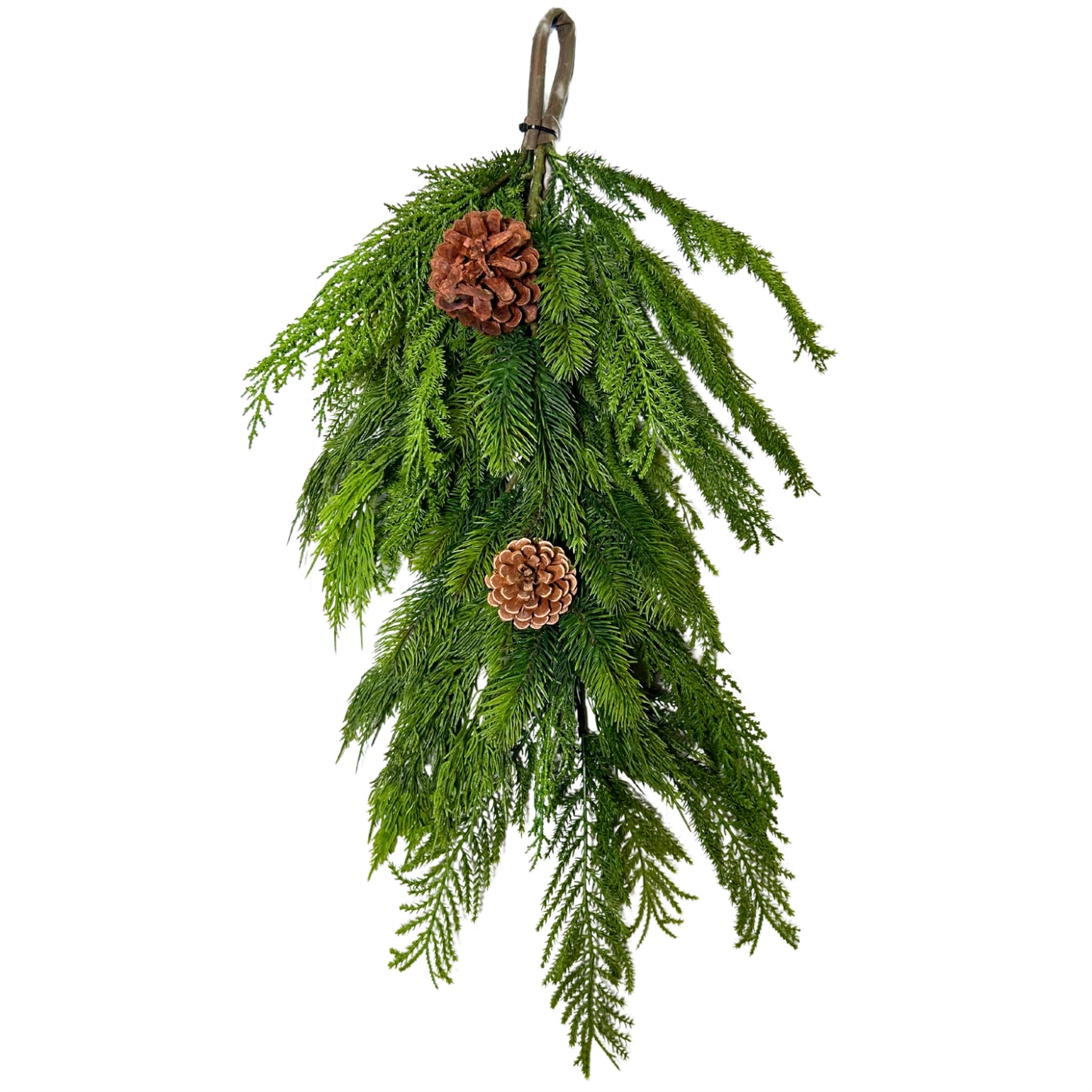 Mixed Christmas Cypress Drop 28" | XJ
