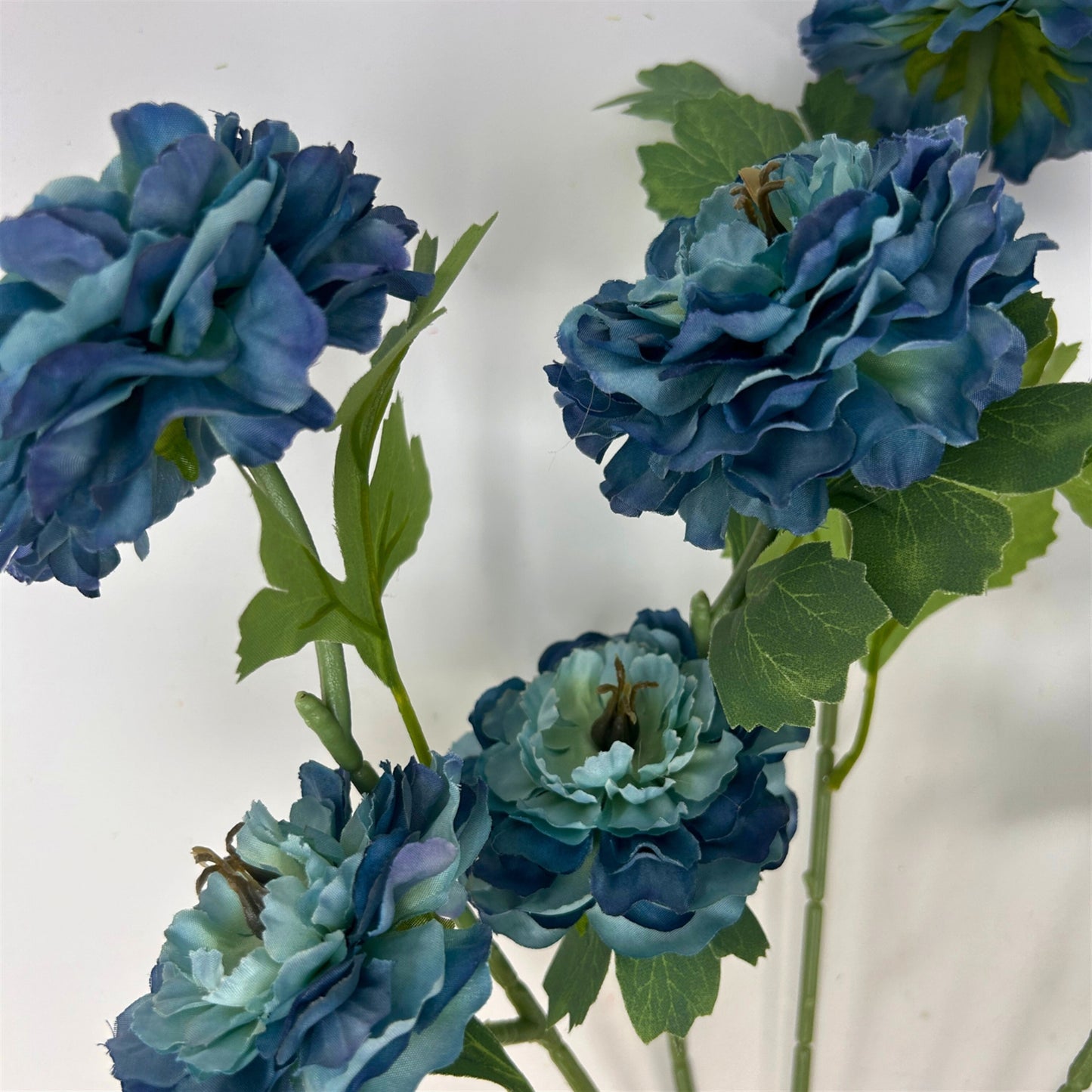 Ruffled Ranunculus Bush x9 - 21" Marine Blue | GTE