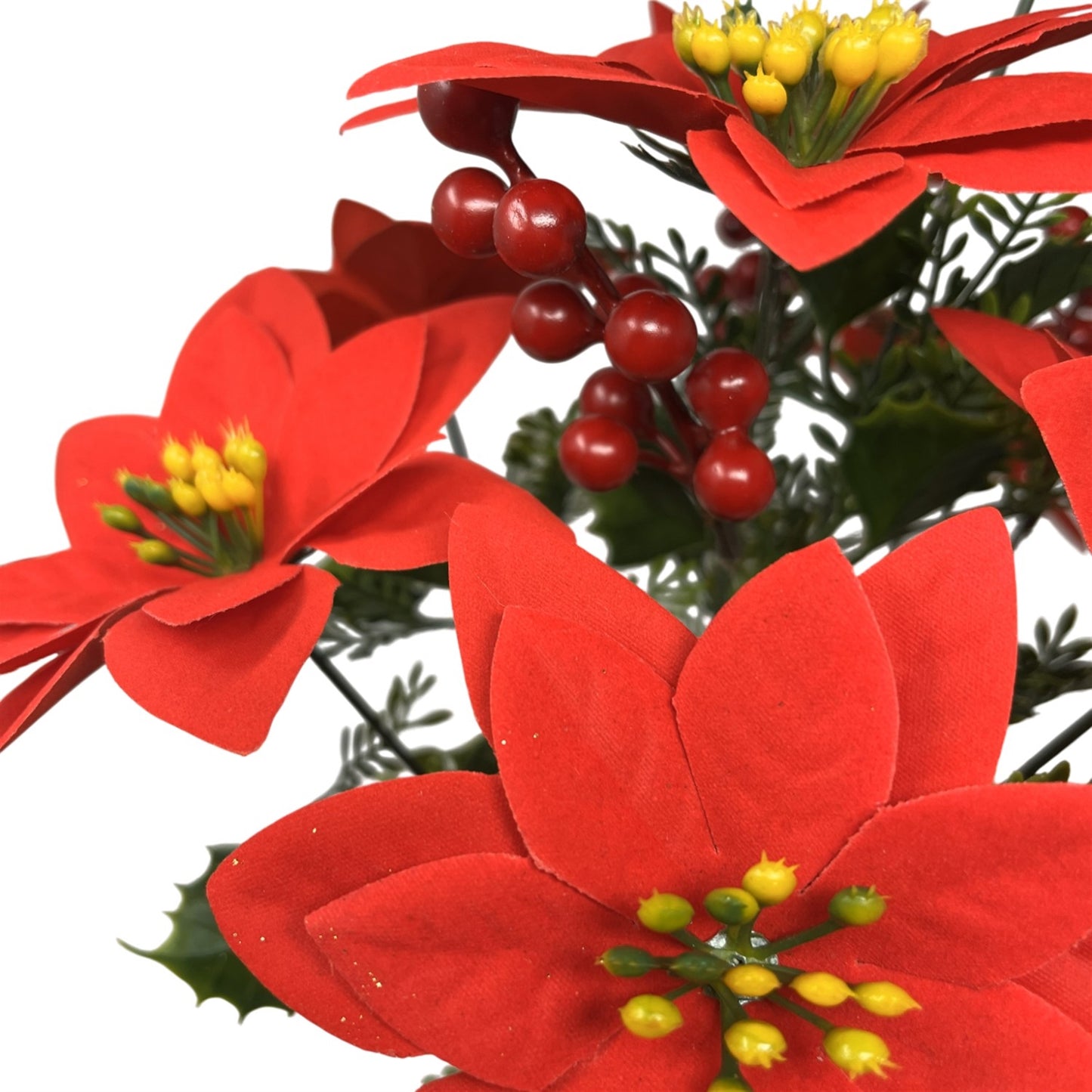 Poinsettia Foliage/Berry Bush x10 | DB