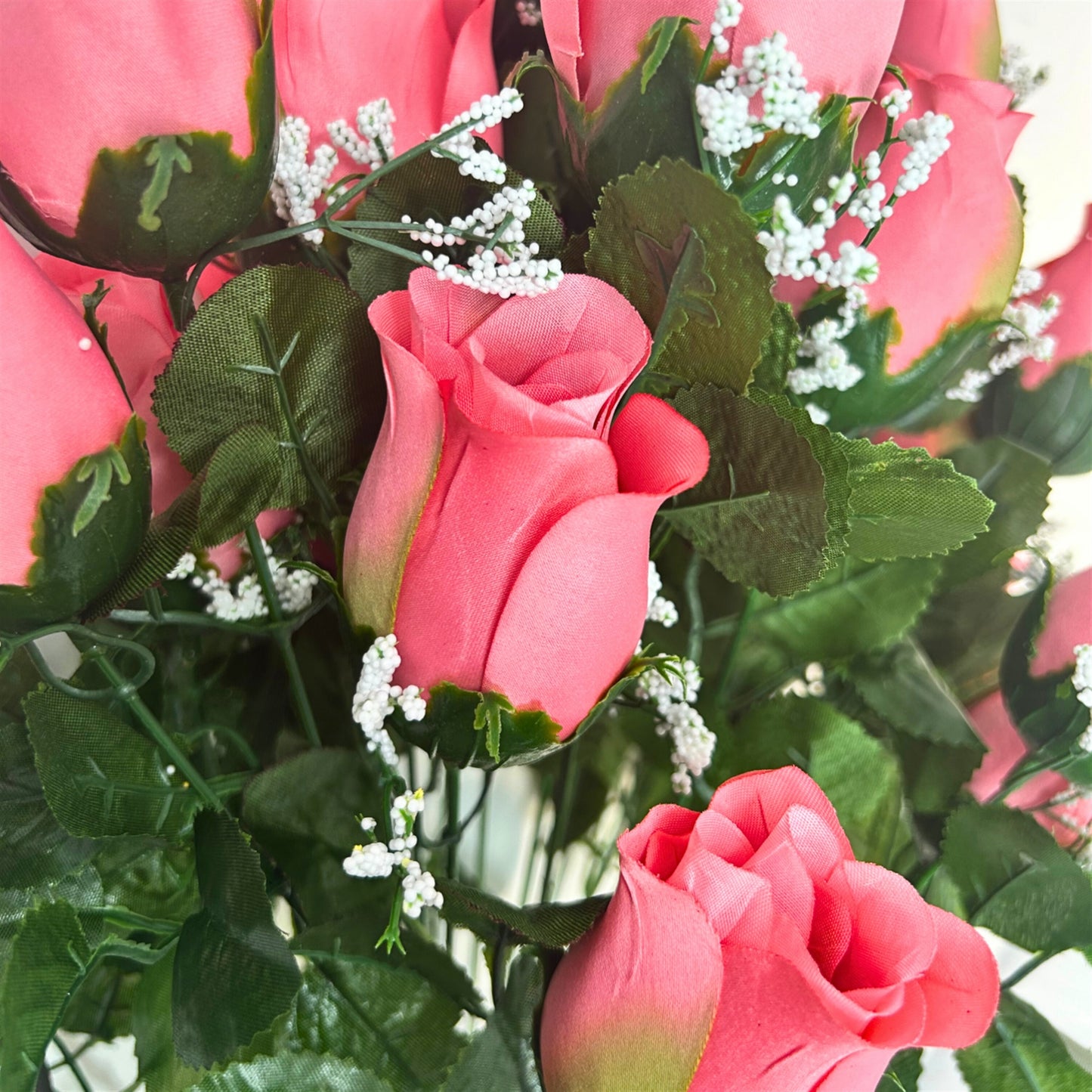 Rose Bud Bush (23.5")x24 Hot Pink | CZE