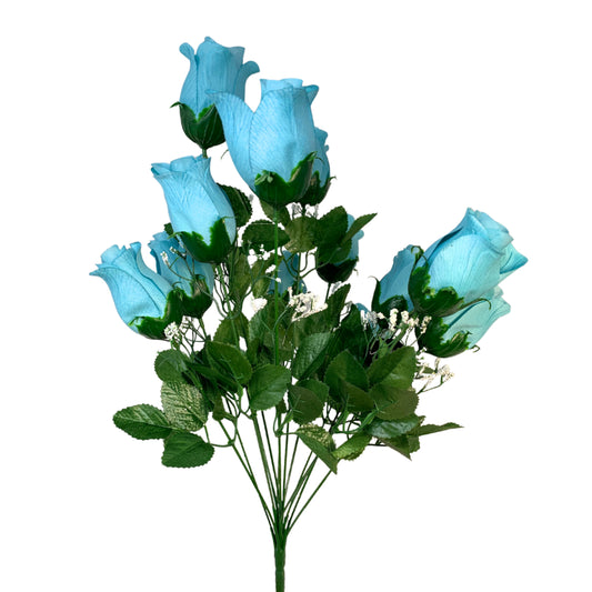 Veined Rose Bush x 14 buds |  Aqua