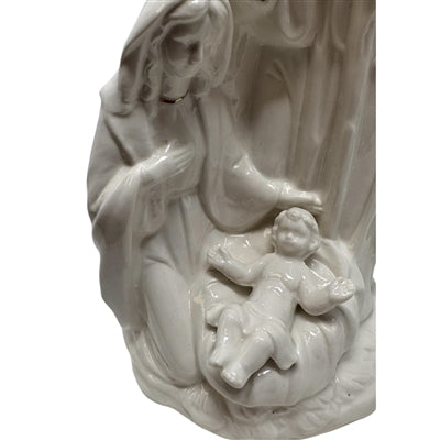 Ceramic Nativity Holy Family Tabletop 8” | LC