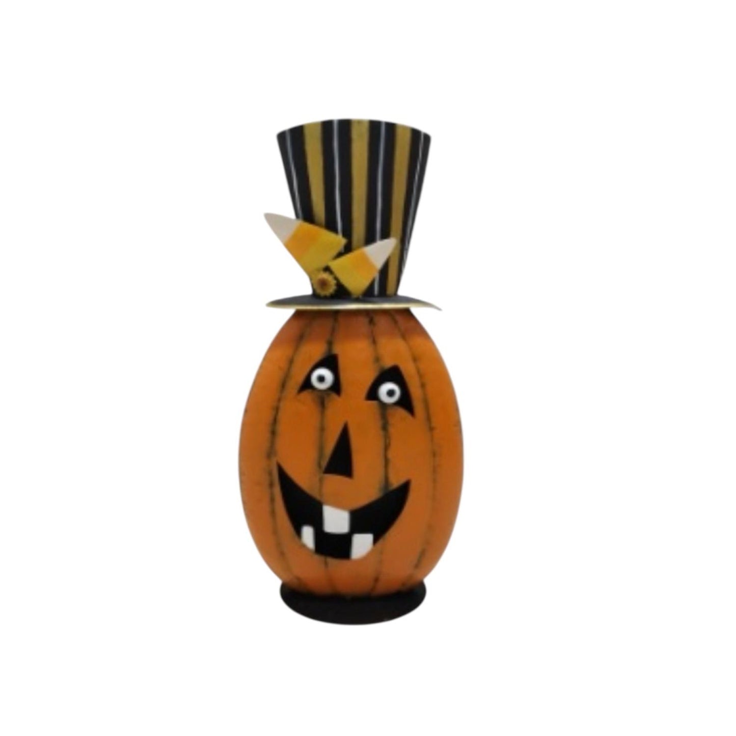 Wild Top Hat Metal Pumpkin 19.25" | FH
