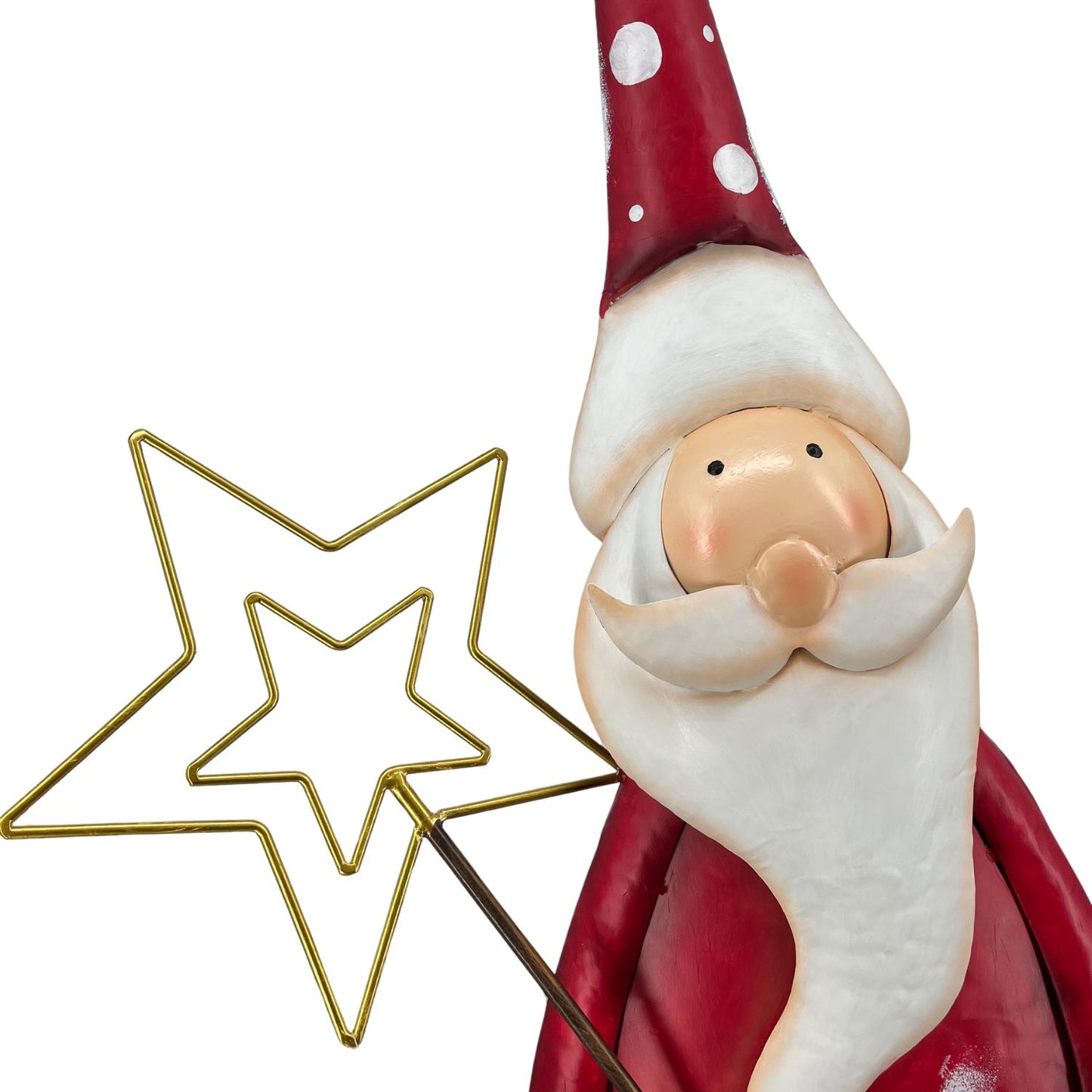 Whimsy Metals Santa Holding Star 55.5" | FH
