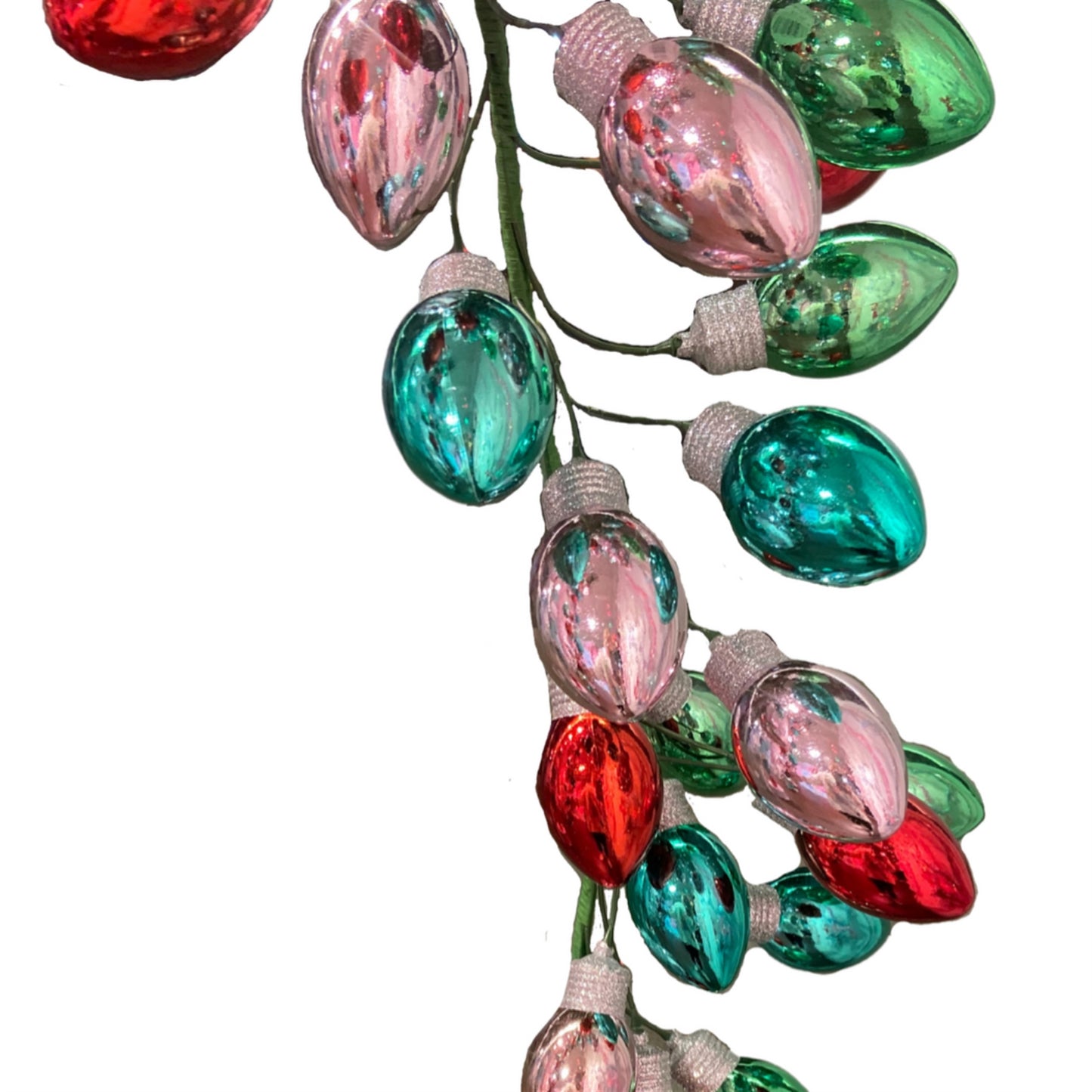 70.8" Christmas Bulbs Garland (Multi Color) | LC