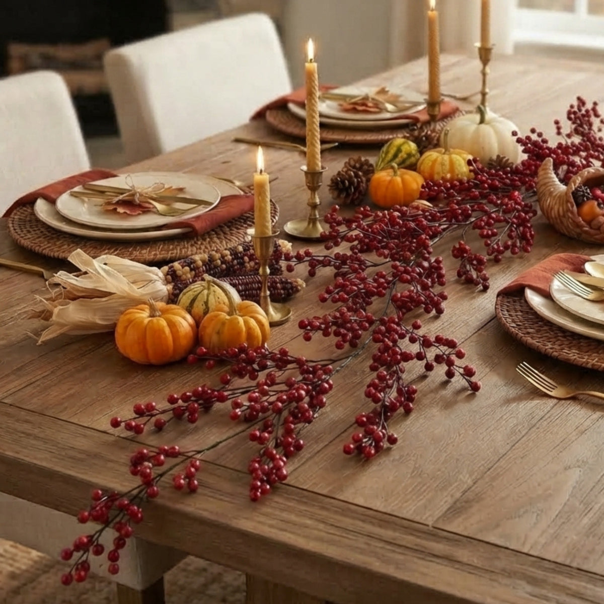 Rolling Hills Berry Garland 54" | DB