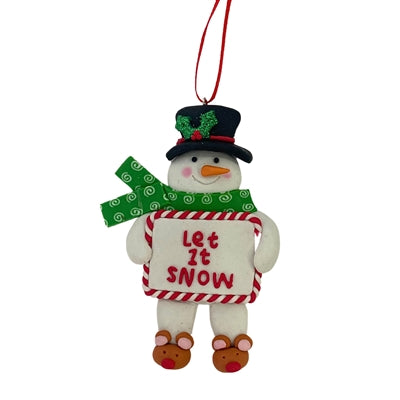 Sleepy Time Slippers Cookie Ornament, Set of 2 - 4.5"H x 2.5"-3.25"W | YK