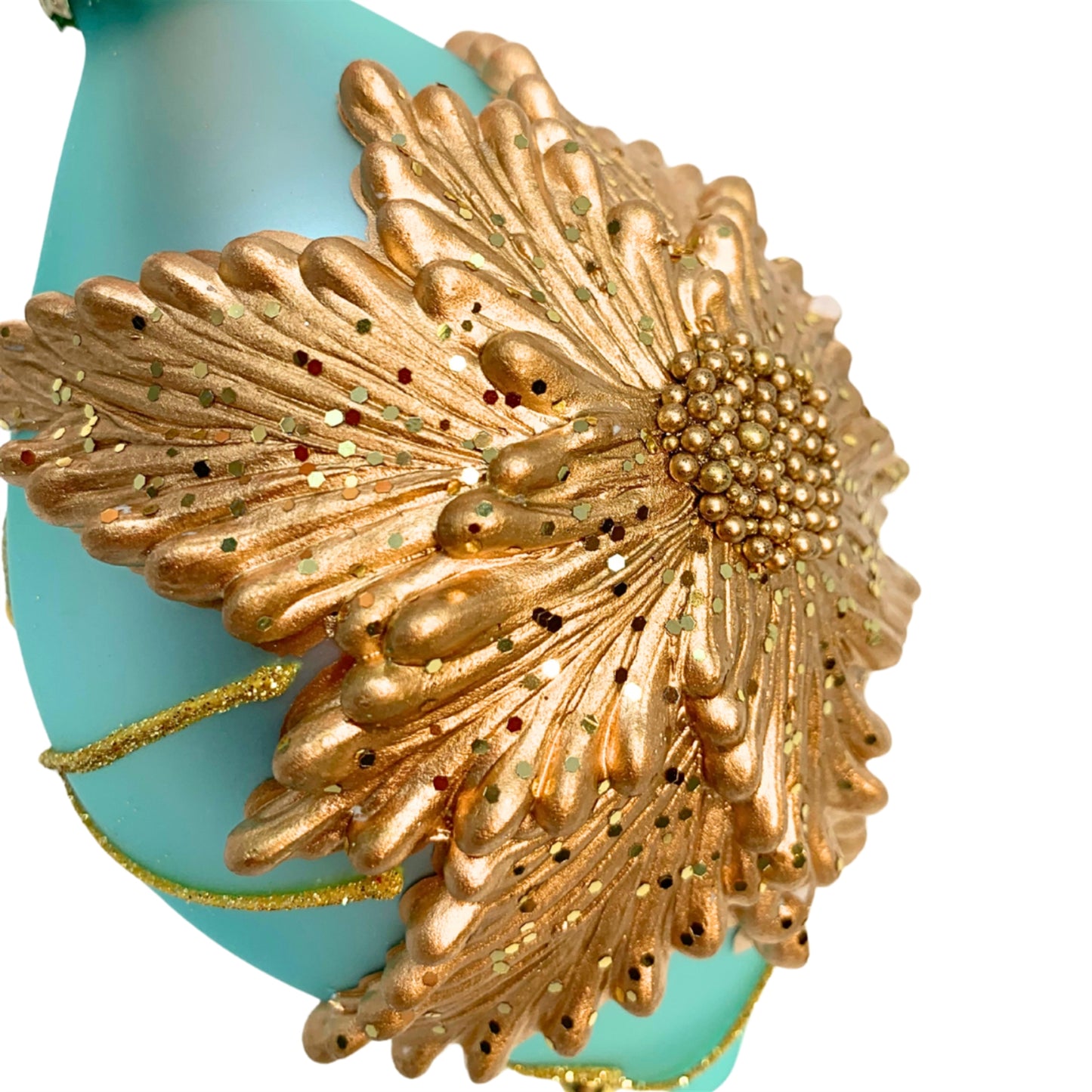 Dazzling Elegance Glass Finial Ornament 3.25'x3.25'x6.25' | TG