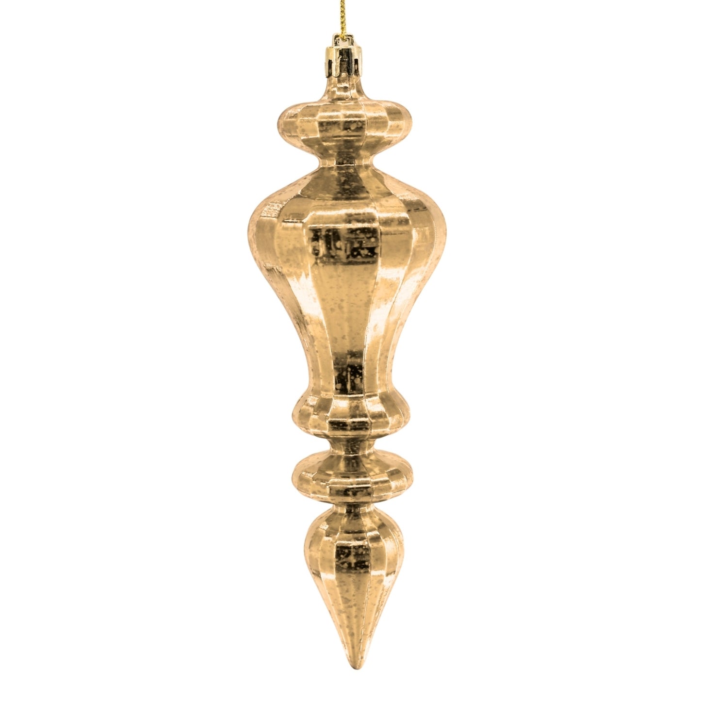 Mercury Finish Plastic Finial - 7.5" - Light Gold