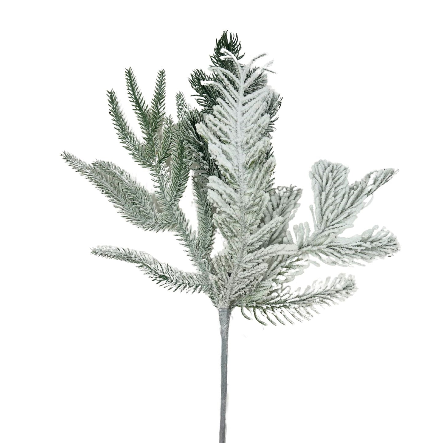 Flocked Mixed Pine Pick 18” | KS