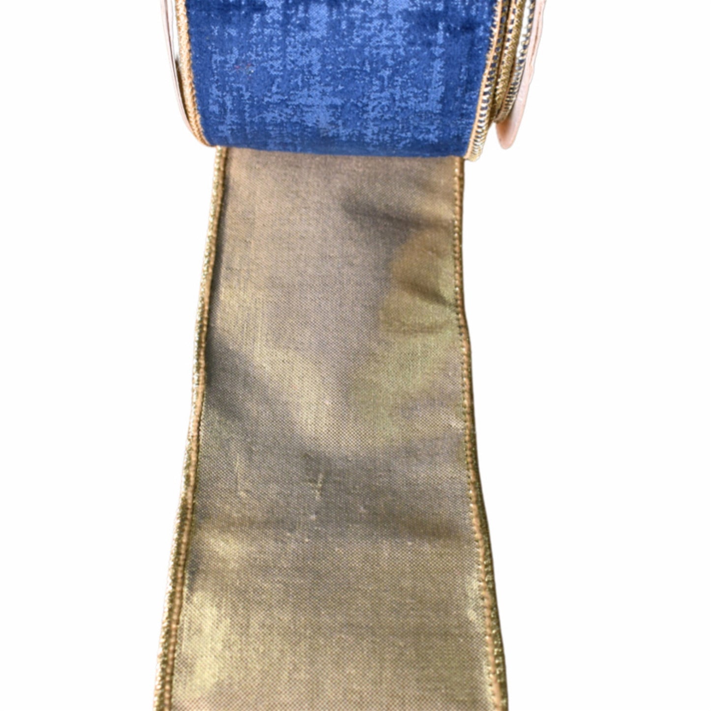 Textured Navy Blue Velvet Ribbon 2.5" x 10yd | IR