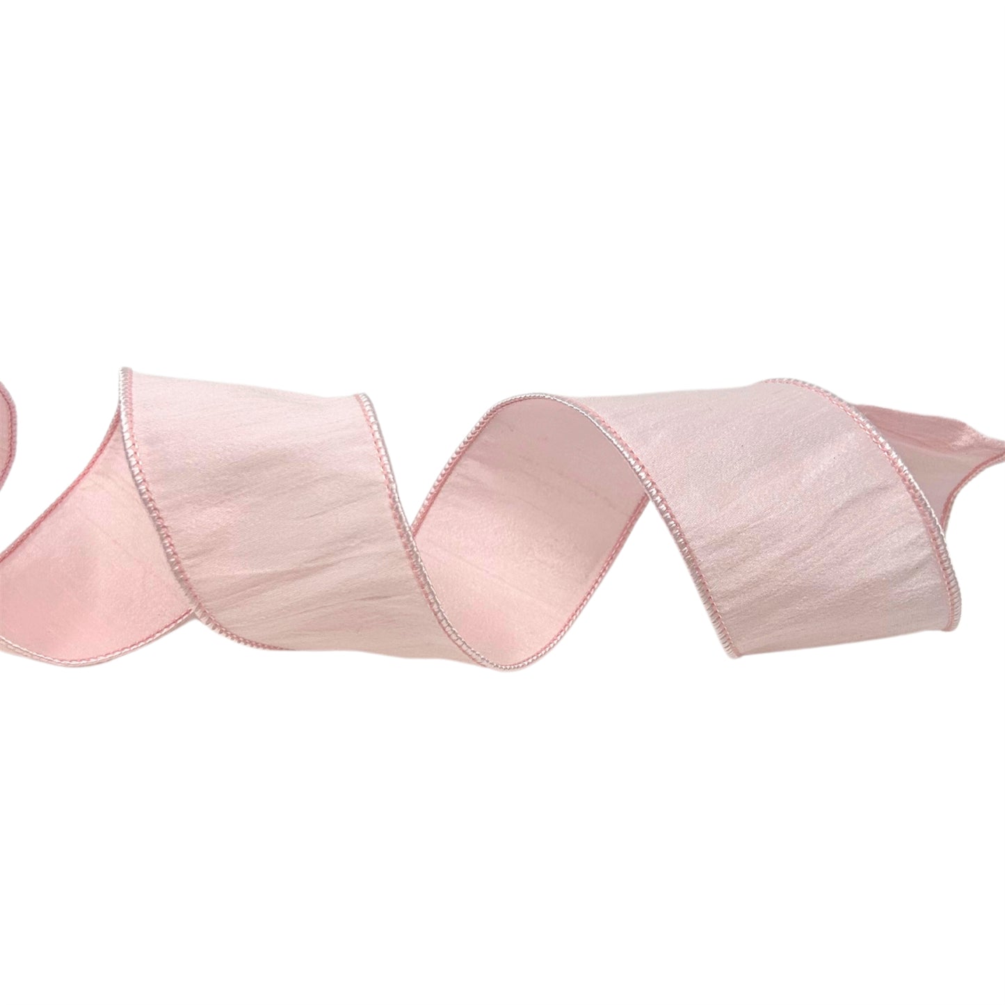 Faux Dupioni 2.5'' X 10 YD Pink Ribbon | IR