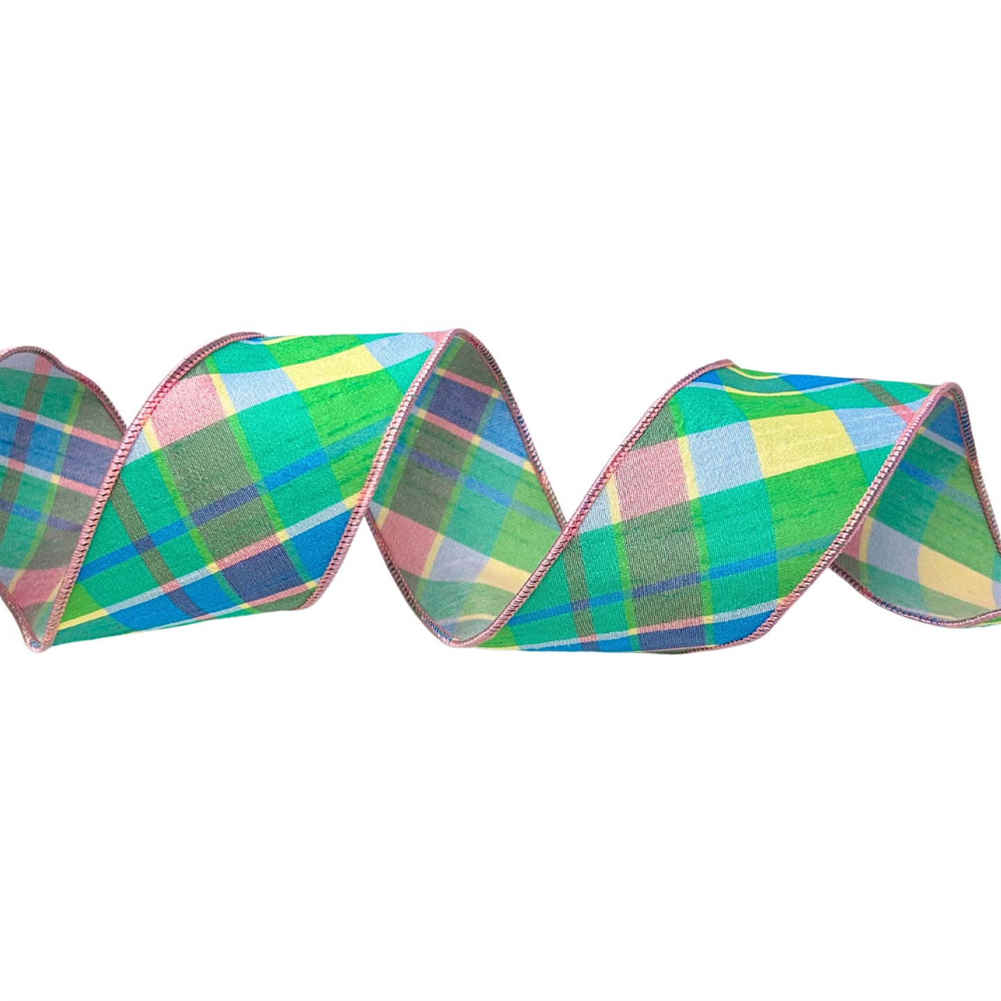 Blooming Garden Plaid 2.5'' X 10 YD - Multi Pastel Ribbon | IR