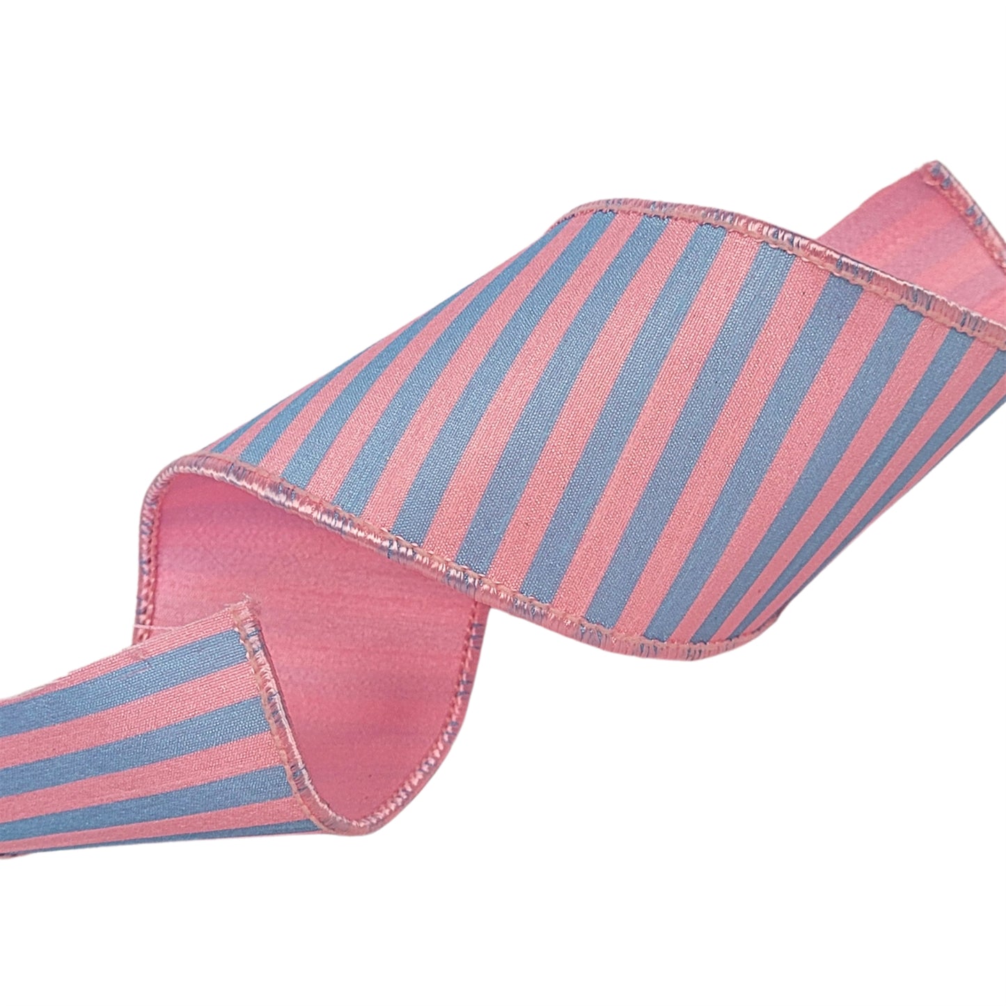 2.5' x10YD Turquoise/Pink Stripe Ribbon Ribbon | IR