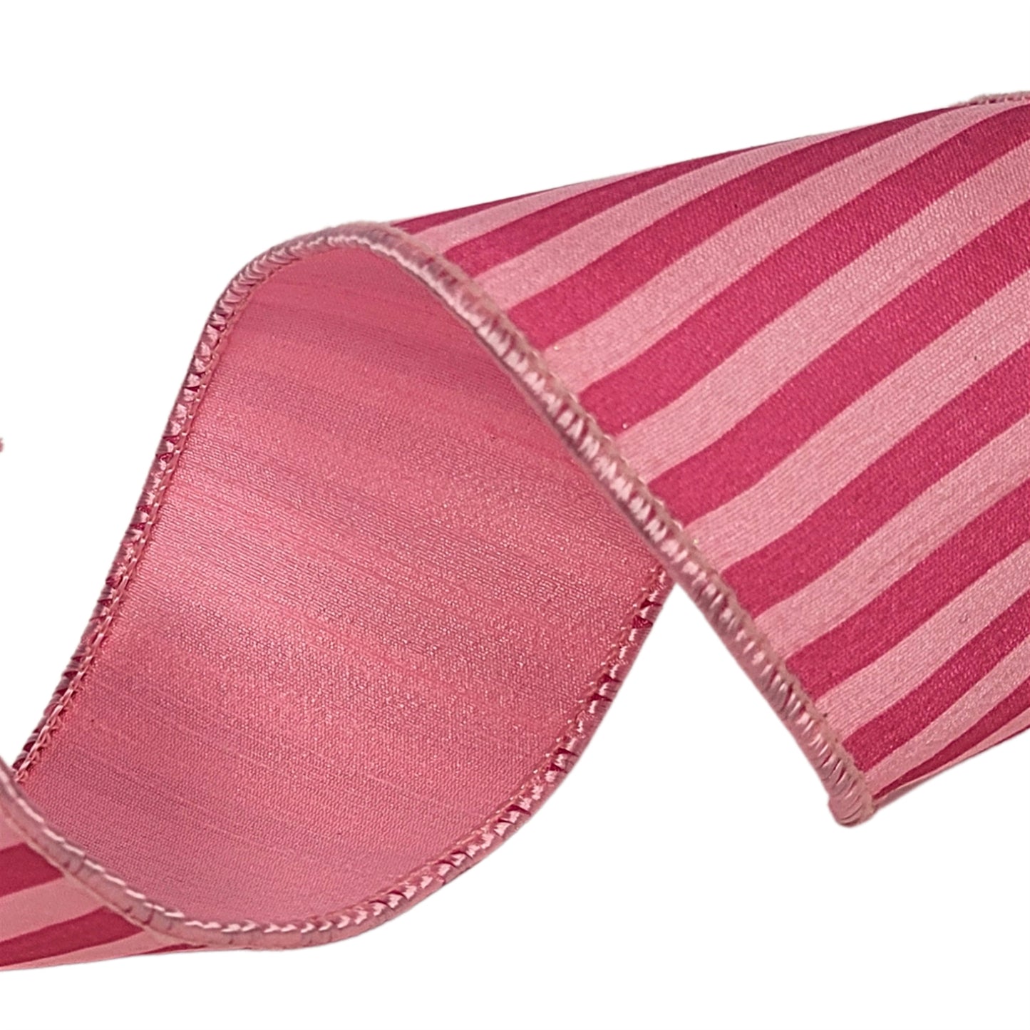2.5" x 10 YD Pink Striped Ribbon | IR