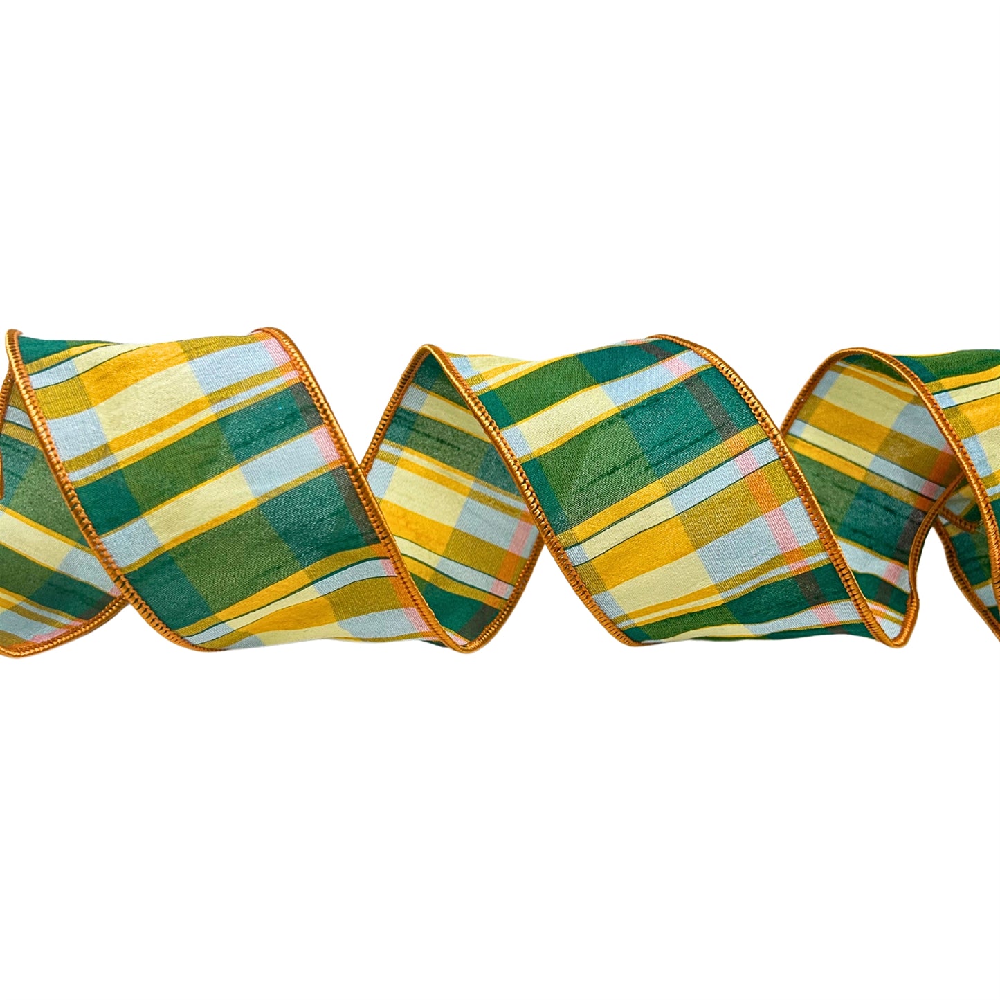Spectacular Spring Plaid ribbon 2.5'' X10 YD- Multi Ribbon | IR