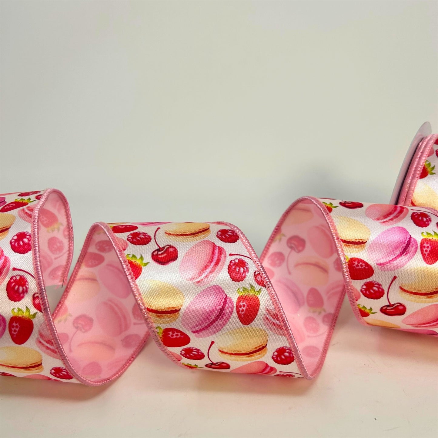 Pastel Macaron Print Ribbon 2.5" x 10yd | IR