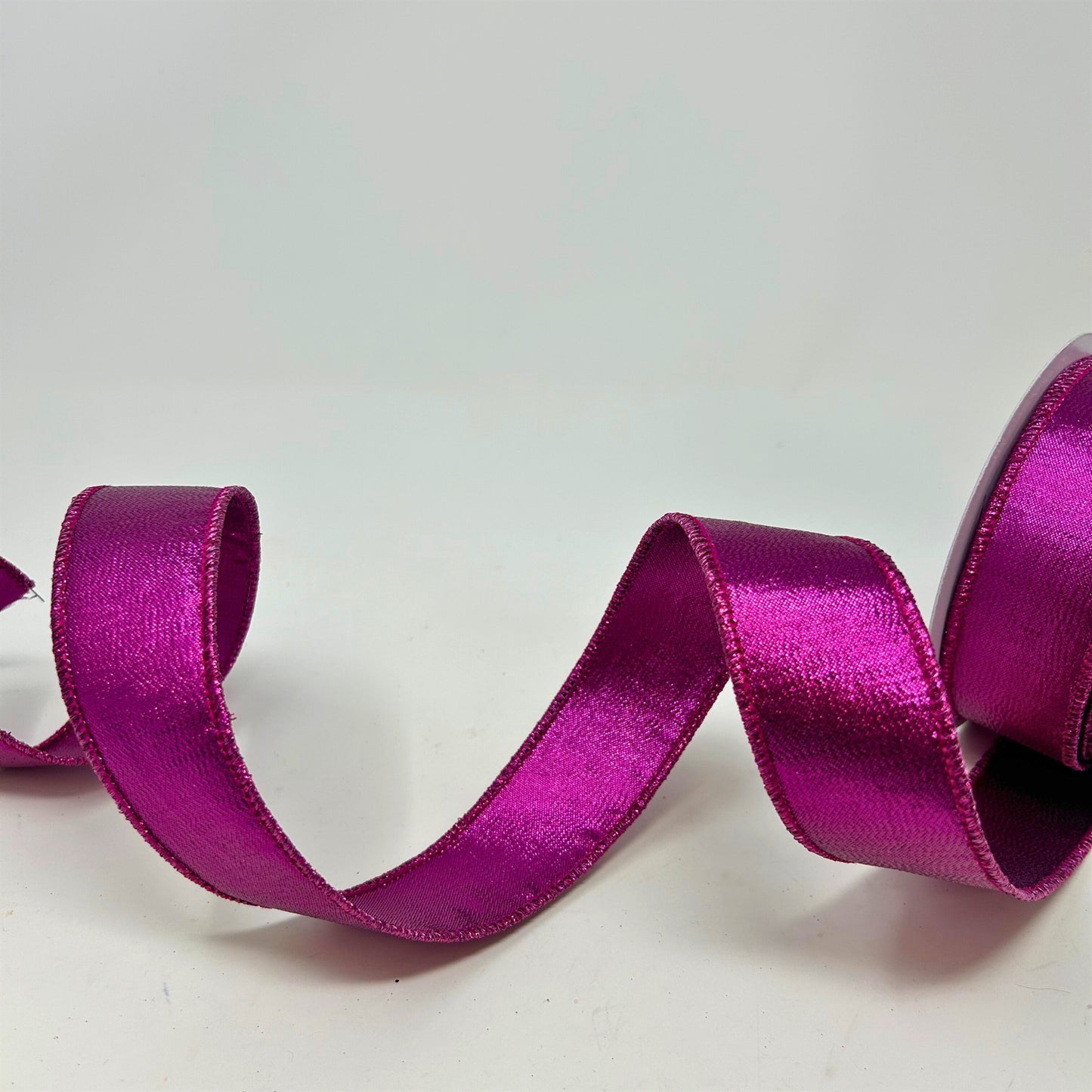 Fuchsia Metallic Ribbon 1.5” x 10yd | IR