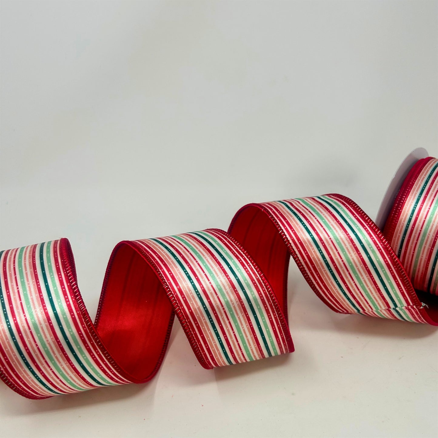 Retro Stripe on Satin Ribbon 2.5" x 10yd | IR