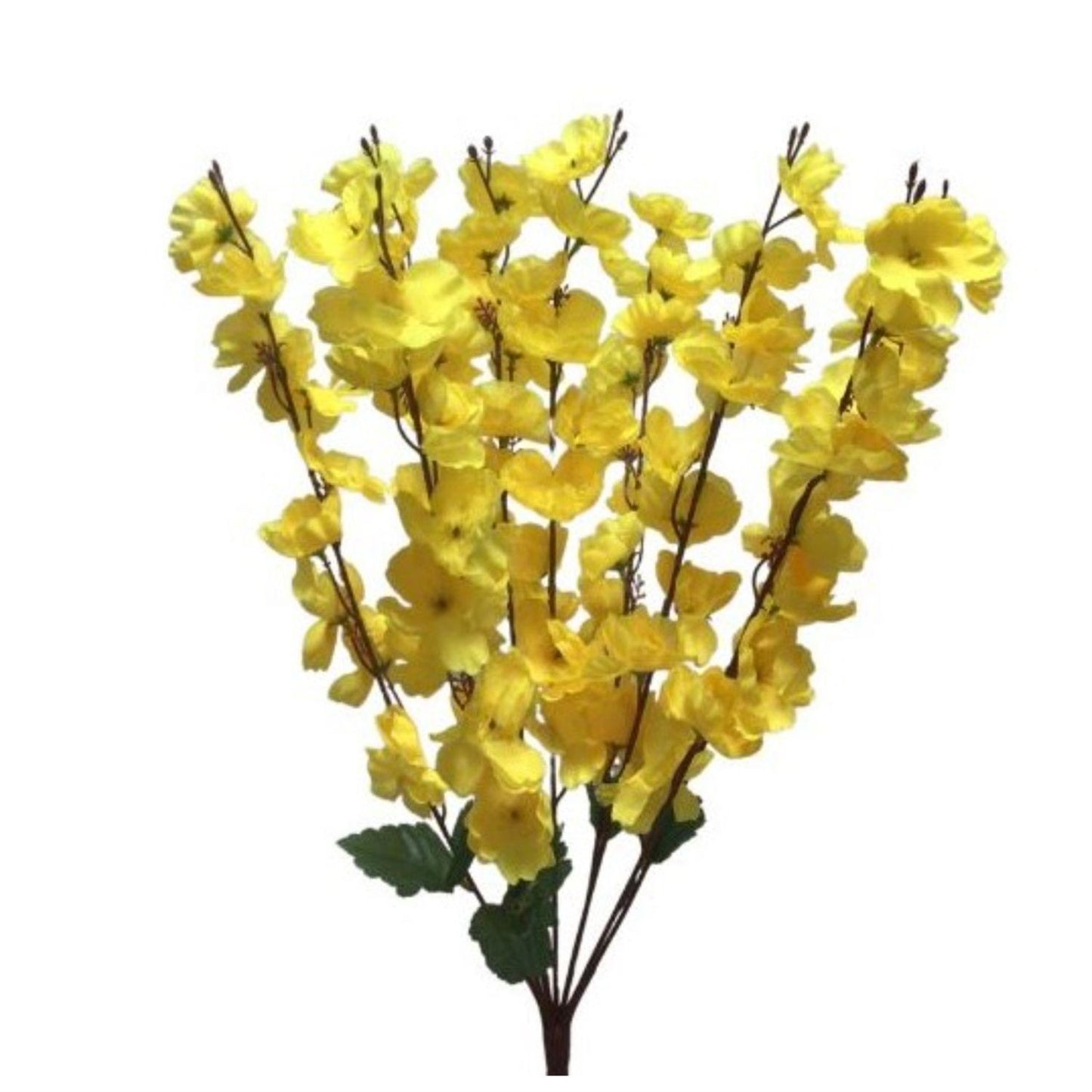 Cherry Blossom Bush x9 18" - Yellow