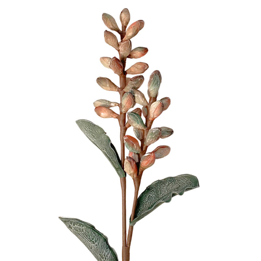 EVA Foam Whitewashed Palm Seed Branch 35.5" | YSE