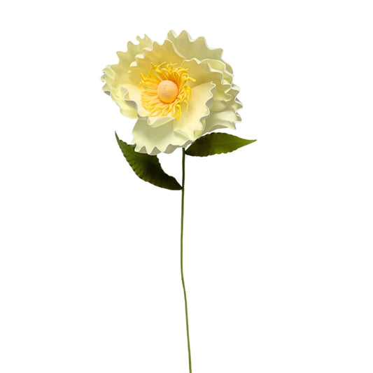 Giant EVA Poppy Stem 17" Dia / 45" Tall - Cream |KS