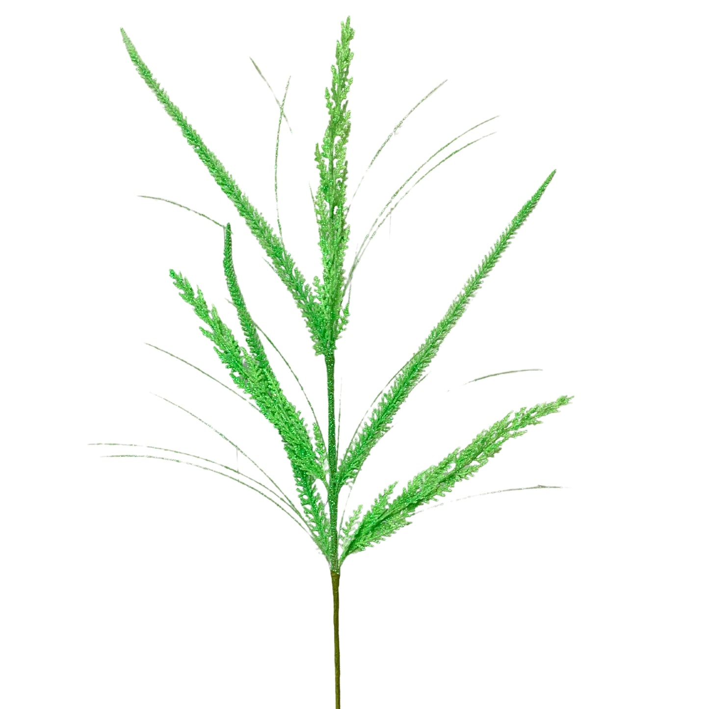 Electric Lime Glittered Spike Spray 30” | KS