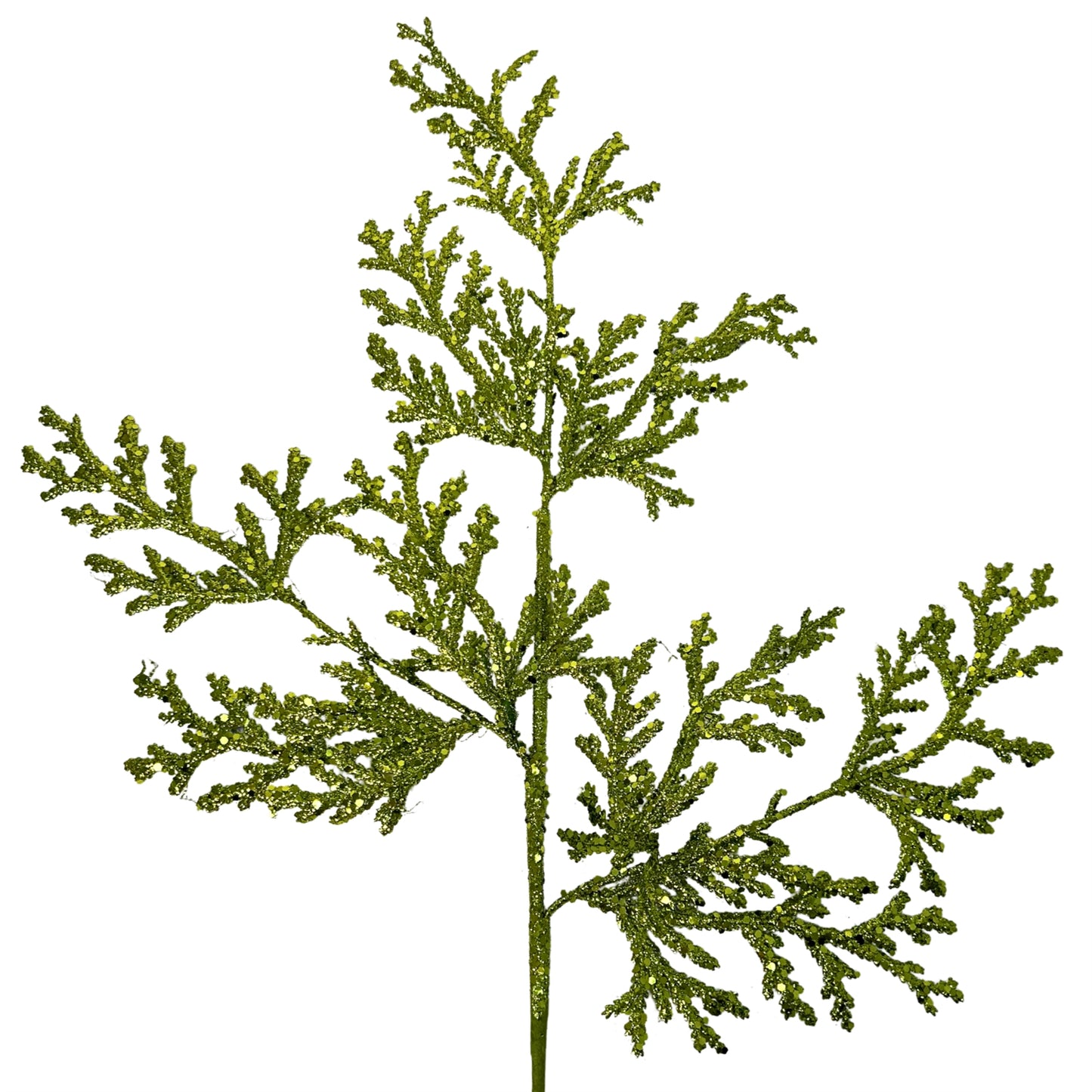 Glitter Lycopodium Spray - Lime 28.5” | KS