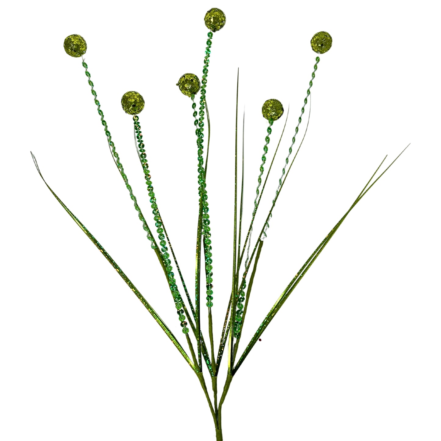 Laser Sequin Ball Spray - Green 23” | KS