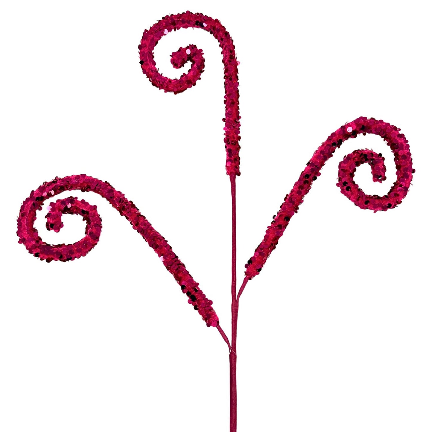 Velvet Sequin Curl Spray - Fuchsia 29” | KS